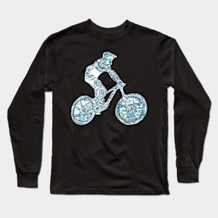 mtb downhill Long Sleeve T-Shirt